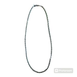 Vintage 14k White Gold Plated 18" Box Chain